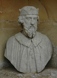 King Alfred, Temple of British Worthies, Stowe, Buckinghamshire